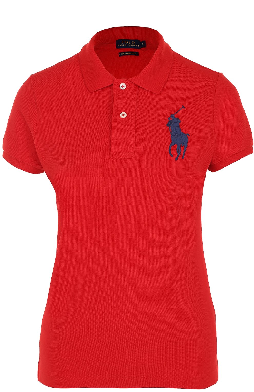 Хлопковое поло с вышитым логотипом бренда POLO RALPH LAUREN, арт. 211505656, фото 1