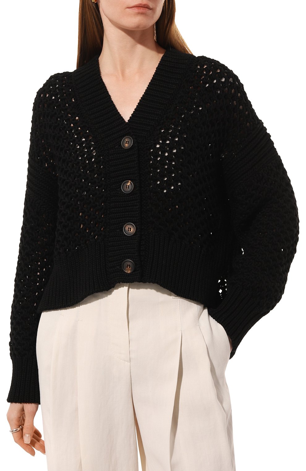 Хлопковый кардиган BRUNELLO CUCINELLI, арт. M8E00B1045, фото 3