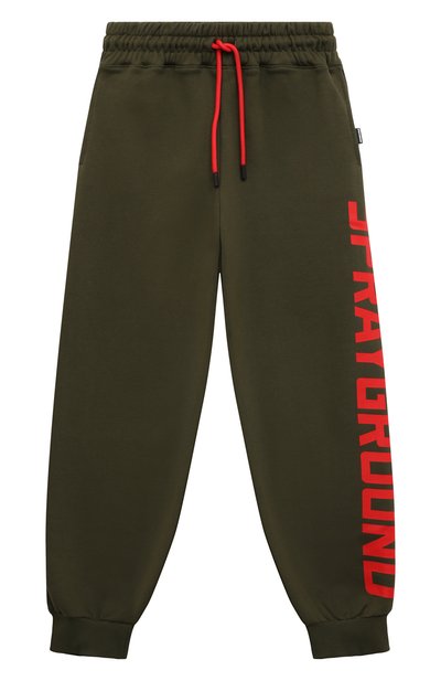 Хлопковые джоггеры SPRAYGROUND, арт. SPY1113GRN, фото 1