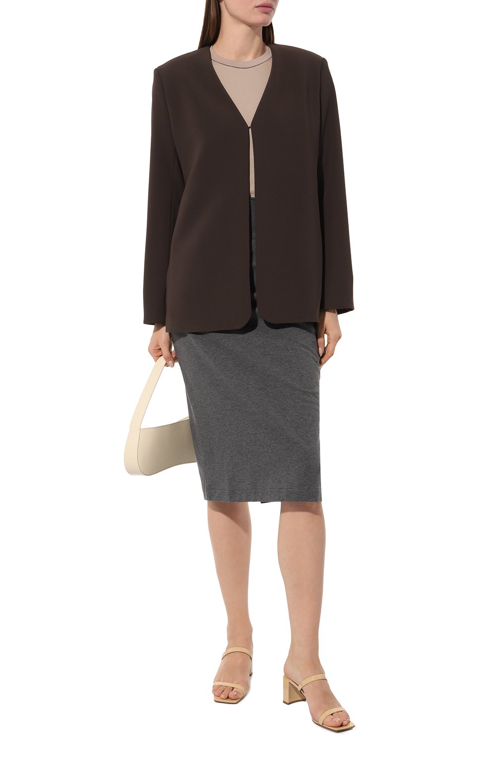 Хлопковый лонгслив BRUNELLO CUCINELLI белого цвета по цене 59700 руб., арт. MPTC8BJ300, фото 2 Хлопковый лонгслив BRUNELLO CUCINELLI, арт. MPTC8BJ300, фото 2