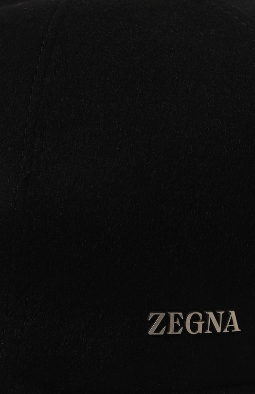 Кашемировая бейсболка Zegna B4B/E8I09H Чёрный  B4B/E8I09H Фото 4