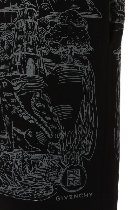 Хлопковые шорты Givenchy BM515J3YN0 Чёрный  BM515J3YN0 Фото 5