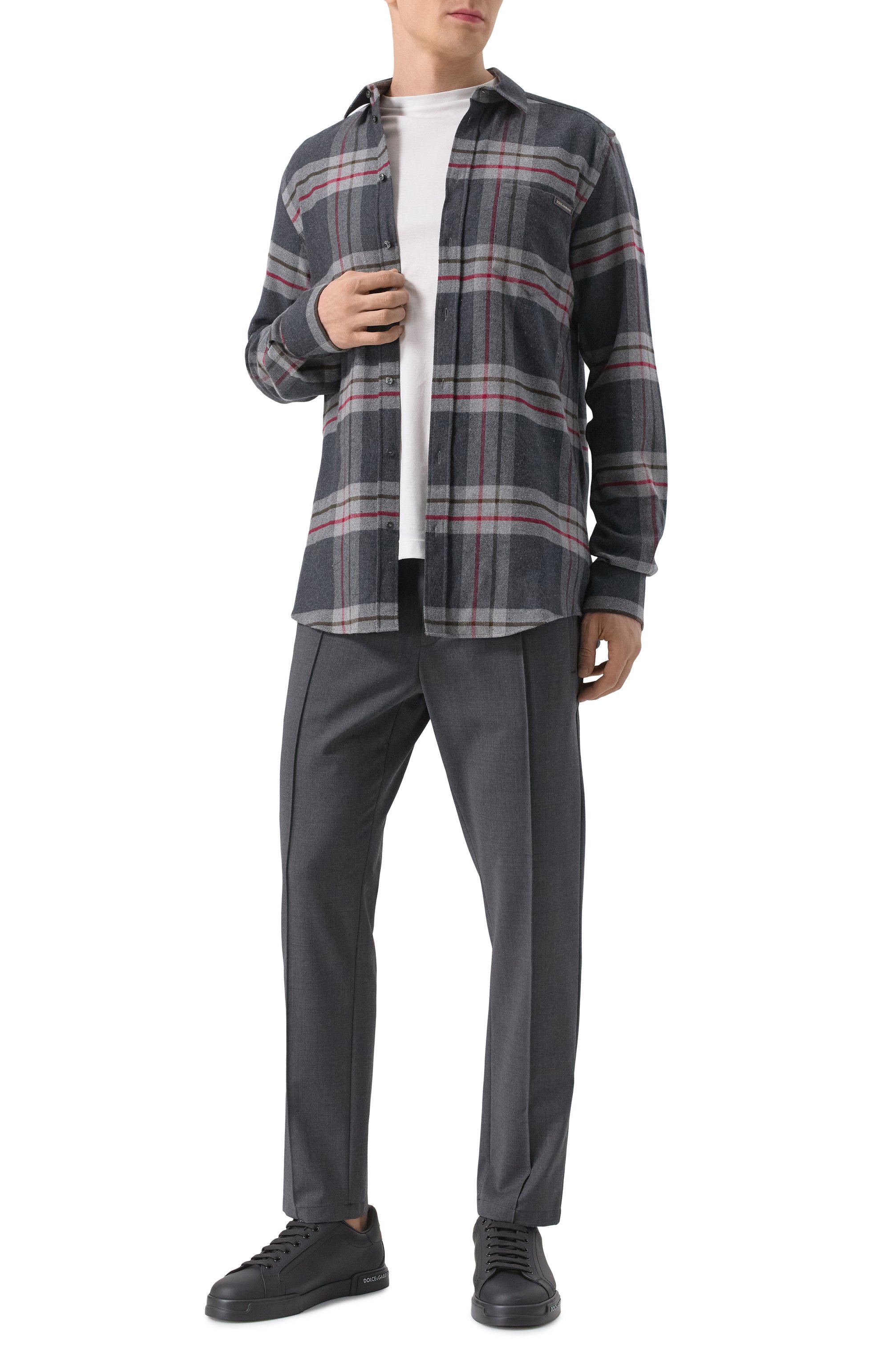 Хлопковая рубашка DOLCE & GABBANA, арт. G5JZ9T/GJ287, фото 2