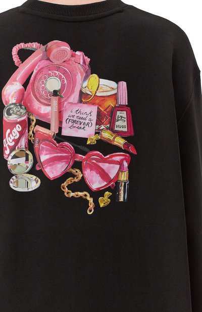 Хлопковый свитшот HUGO, арт. 50540925, фото 5