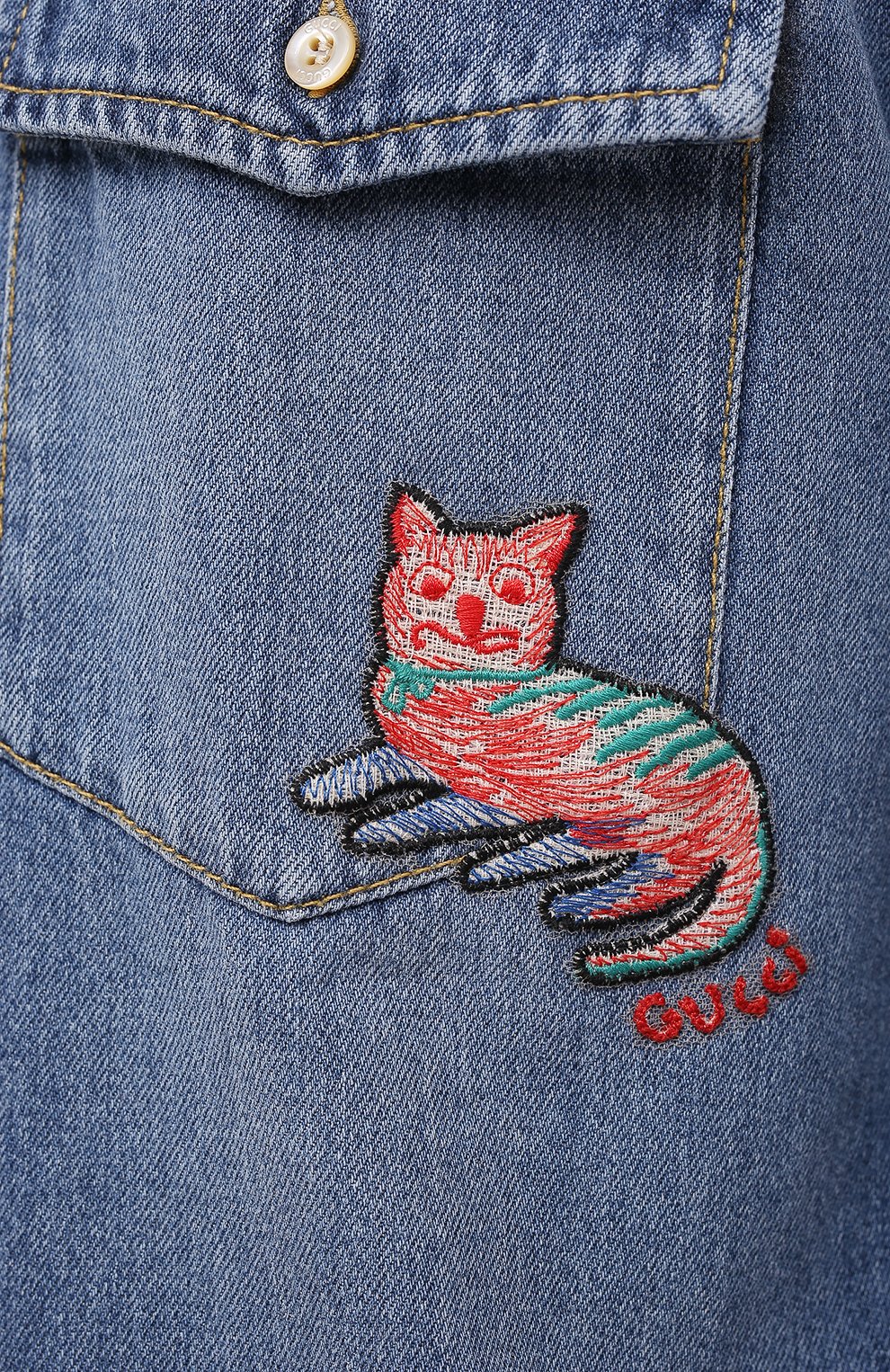 Джинсовая рубашка GUCCI, арт. 633935/XDBEX, фото 5