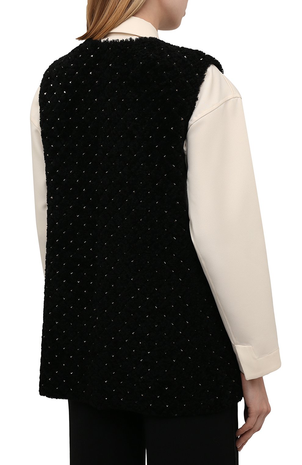 Меховой жилет из овчины VALENTINO, арт. QF3FC2266SF, фото 4