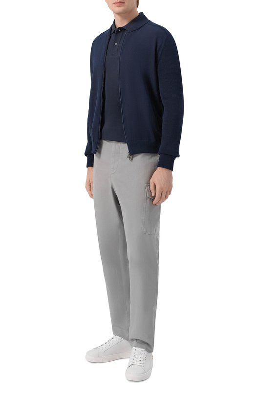 Кожаные кеды Paul&Shark 15318010 Белый  15318010 Фото 2