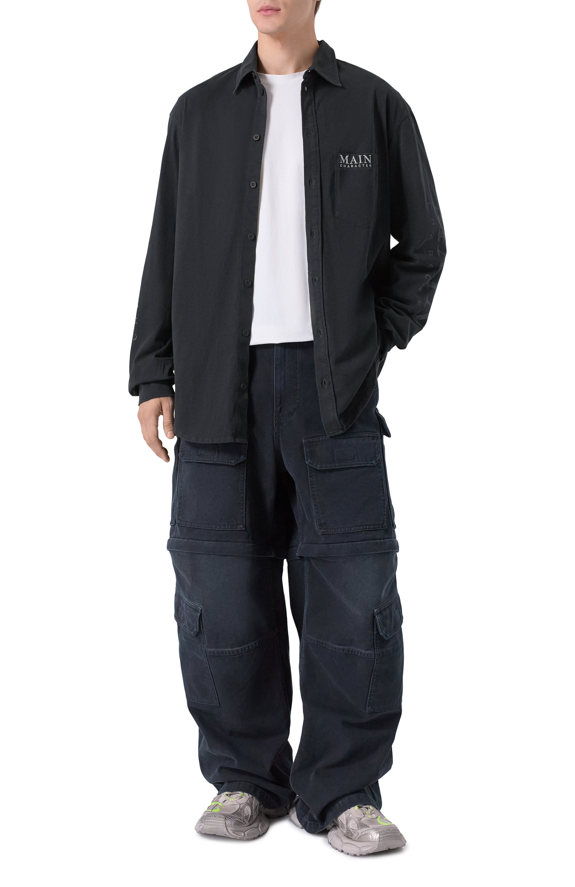 Хлопковая рубашка BALENCIAGA, арт. 850260/TTVB9, фото 2