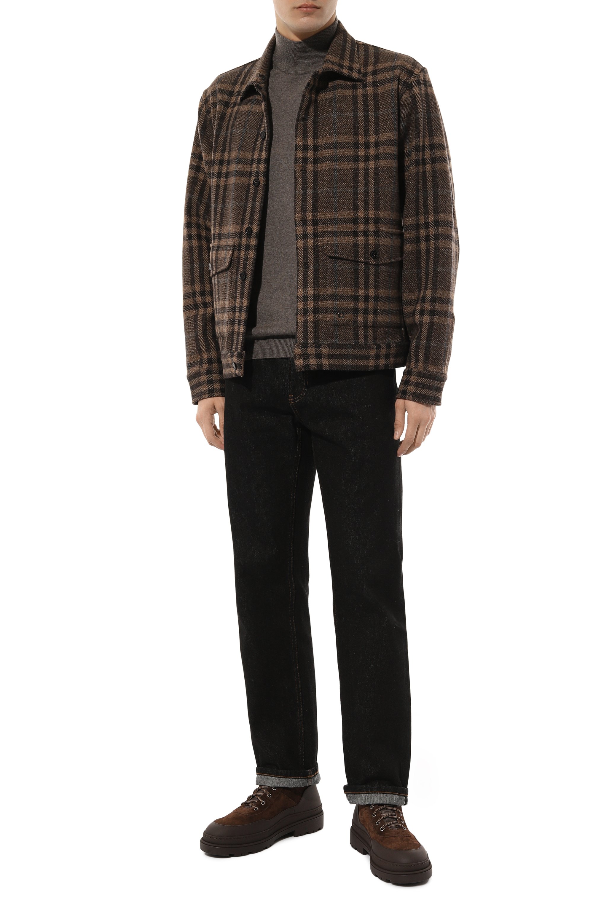 Замшевые ботинки BRUNELLO CUCINELLI, арт. MZUPH0I788, фото 2