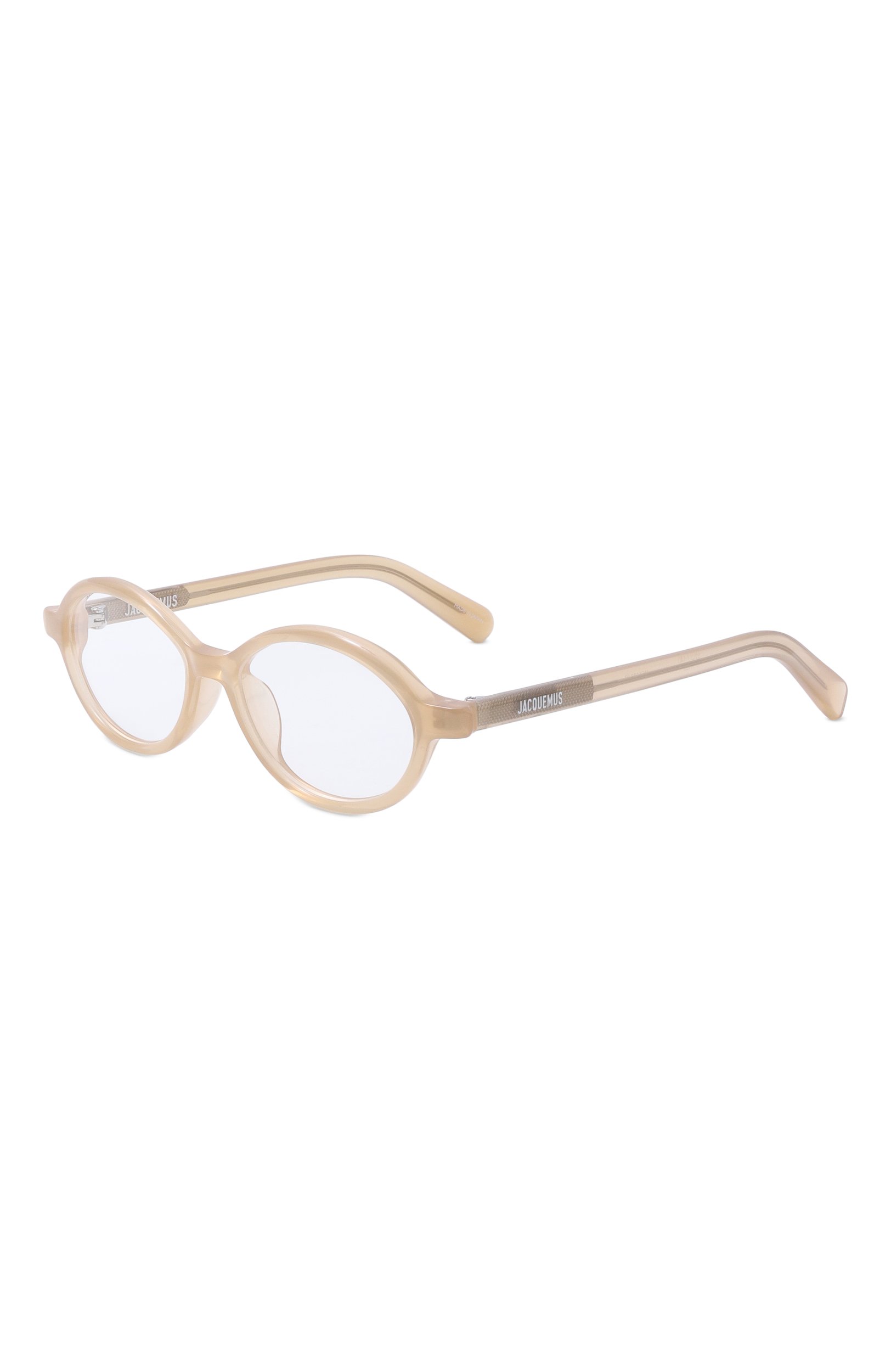 Оправа JACQUEMUS бежевого цвета по цене 26400 руб., арт. JAC123 C30PT, фото 1 Оправа JACQUEMUS, арт. JAC123 C30PT, фото 1