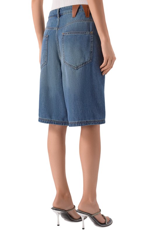 Джинсовые шорты Emily Darkpark WTR44 TBL01W075/EMILY-TENCEL DENIM SH0RTS Синий  WTR44 TBL01W075/EMILY-TENCEL DENIM SH0RTS Фото 4