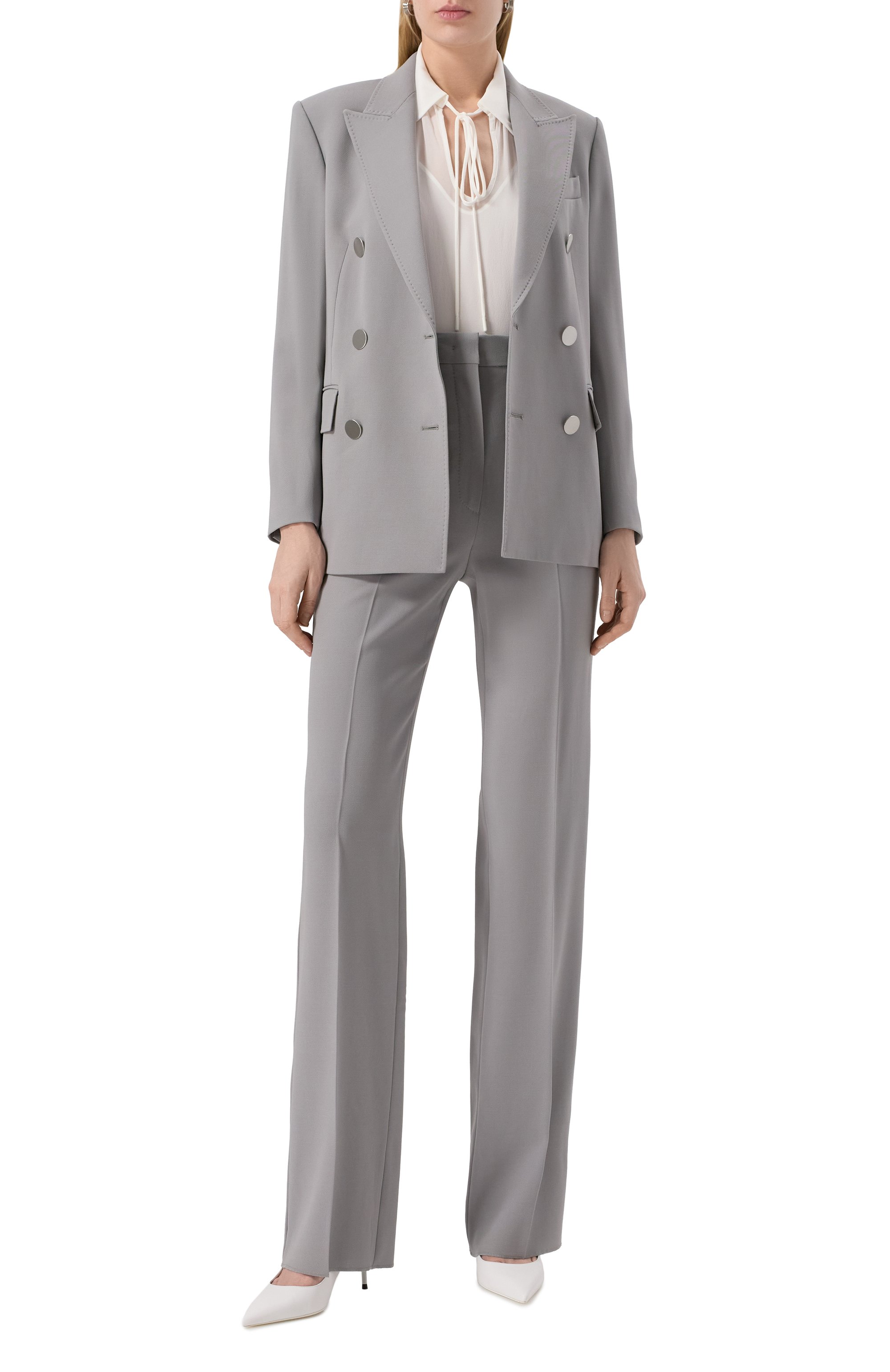 Шерстяные брюки MAX MARA STUDIO, арт. QUASAR, фото 2