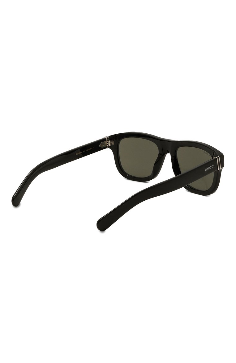 Мужские солнцезащитные очки GUCCI черного цвета, арт. GG1509S 001 | Фото 4 (Региональные ограничения белый список (Axapta Mercury): Не проставлено; Нос: Не проставлено; Кросс-КТ: С/з-мужское; Тип очков: С/з; Материал: Пластик; Оптика Генде�р: оптика-мужское; Очки форма: Квадратные)