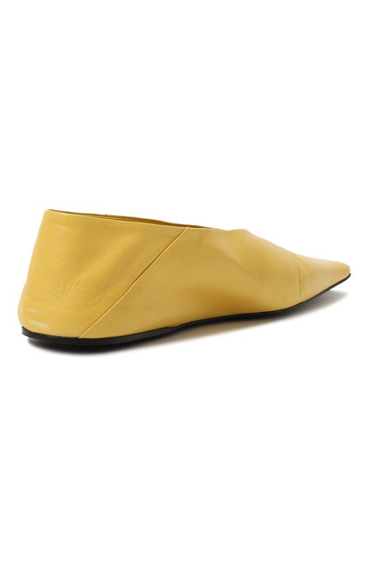 Кожаные балетки Jil Sander J16WZ0003P4864 736 Жёлтый  J16WZ0003P4864 736 Фото 5