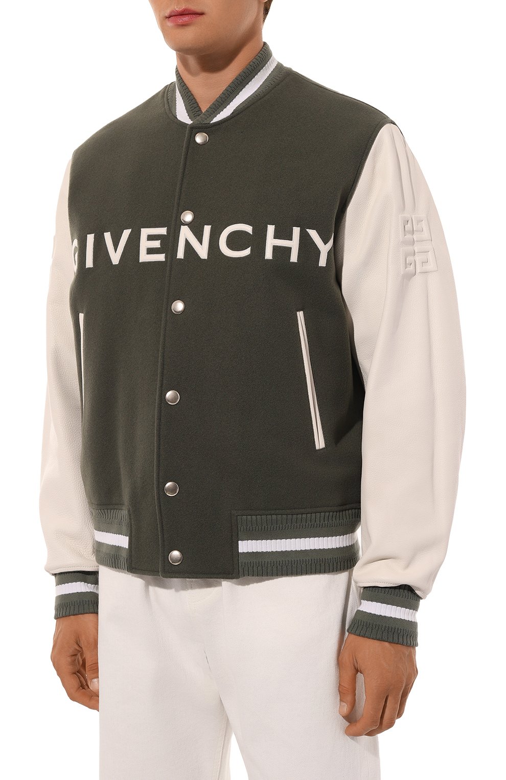 Комбинированный бомбер GIVENCHY, арт. BM011S6Y16, фото 3