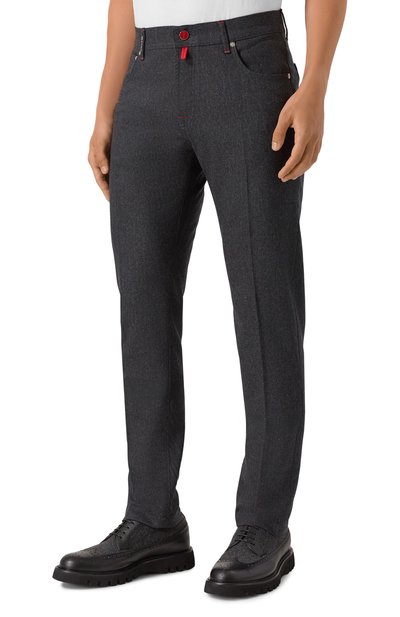 Шерстяные брюки KITON, арт. UPNJSK0124G03, фото 3