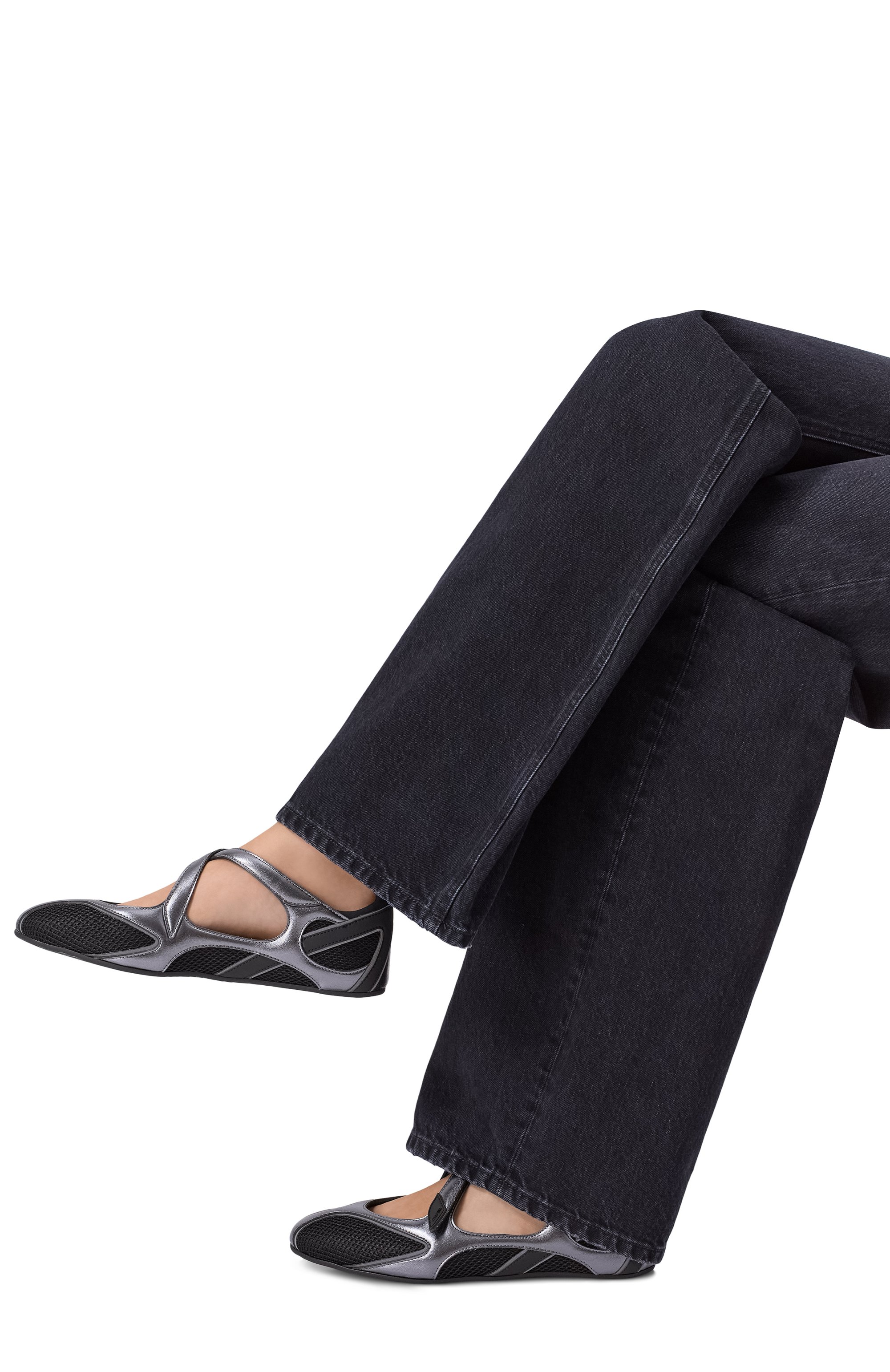 Балетки floor 01 THE ATTICO, арт. 250WSH00871/MIX024AA, фото 2