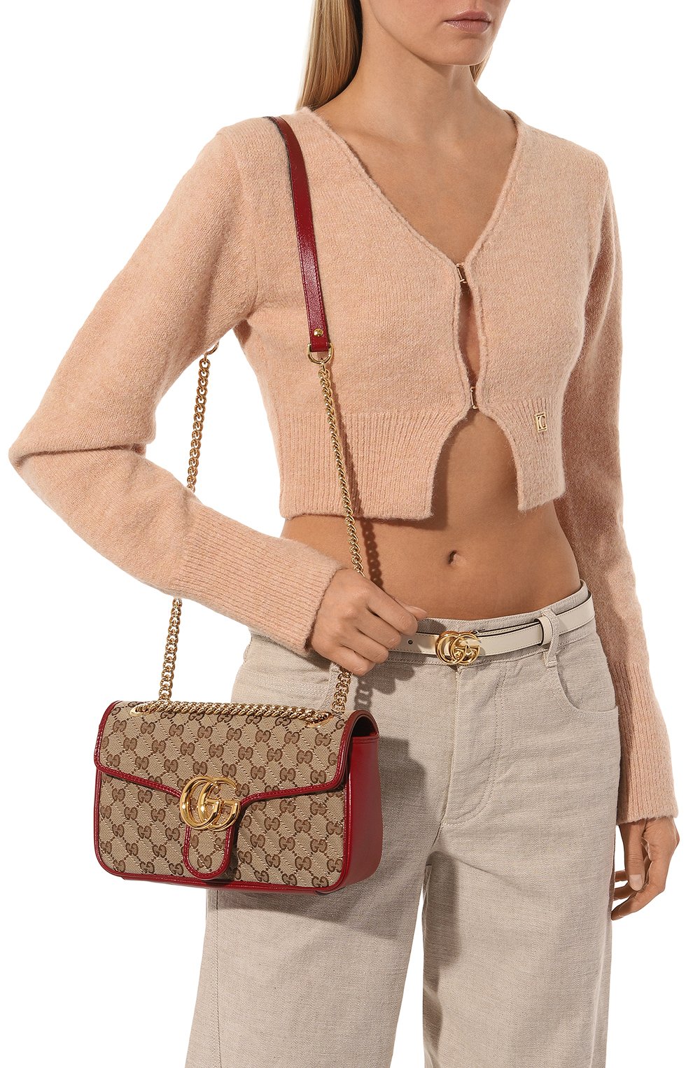 Сумка gg marmont small GUCCI, арт. 443497 HVKEG, фото 2