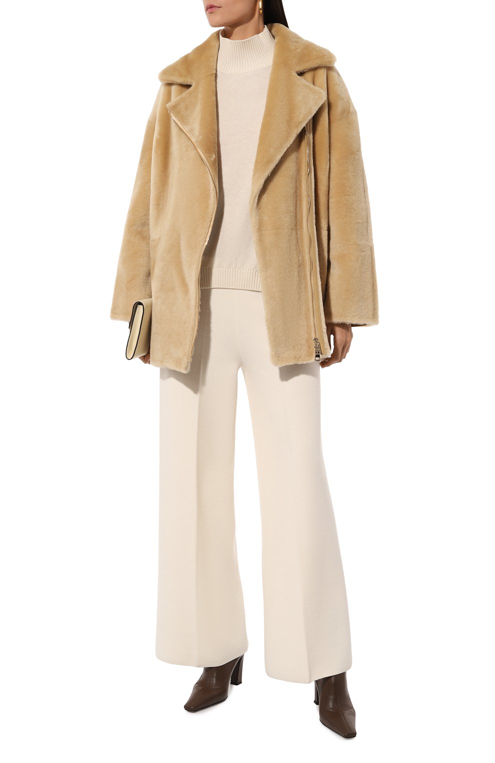 Шуба из овчины MANZONI24, арт. 24M1418-S21/, фото 2