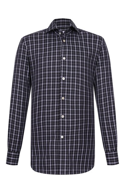 Мужская хлопковая сорочка KITON, арт. UCCH0948136