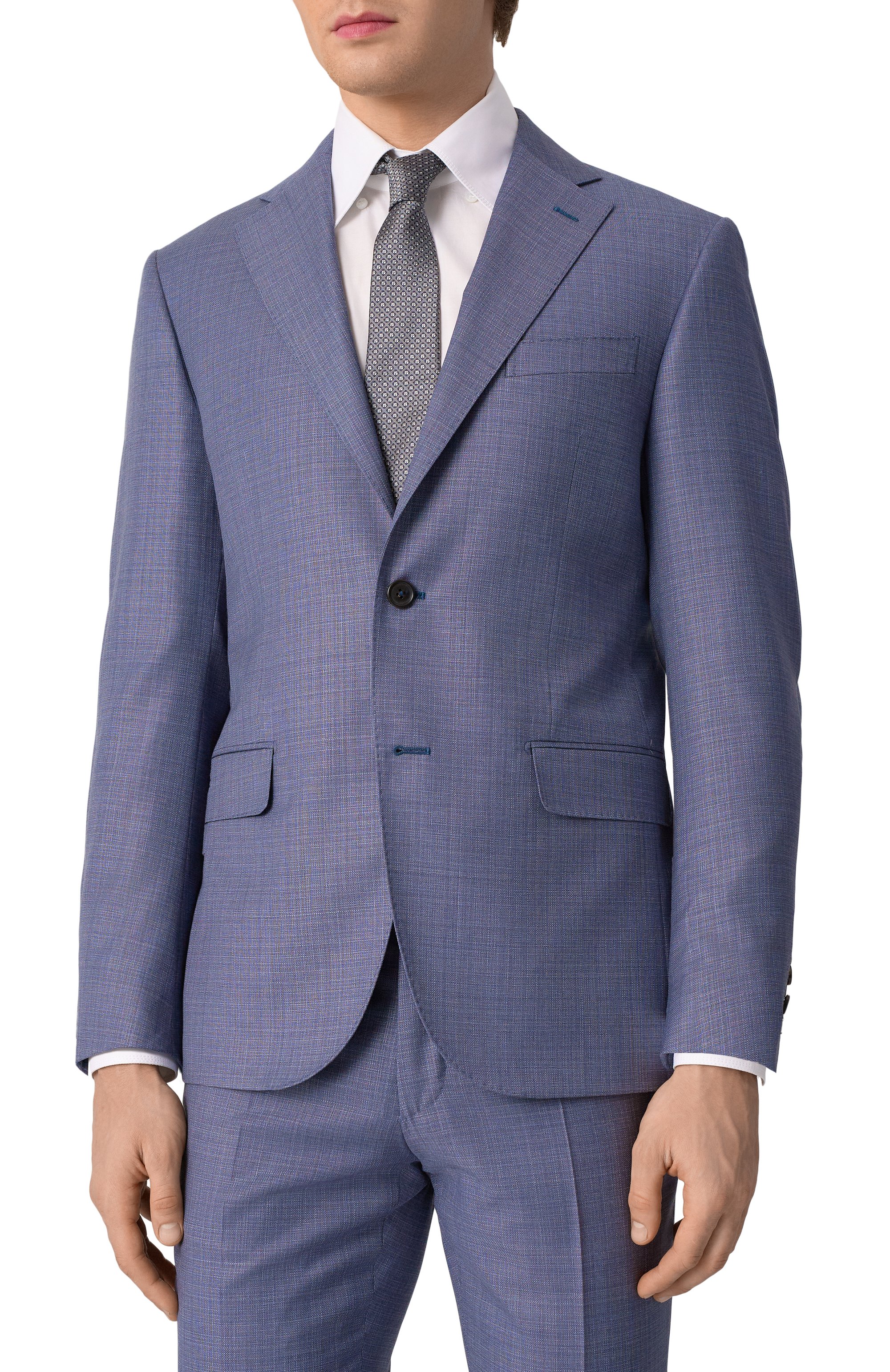 Шерстяной костюм CORNELIANI синего цвета по цене 195000 руб., арт. 256008-2518284_SET, фото 3 Шерстяной костюм CORNELIANI, арт. 256008-2518284_SET, фото 3