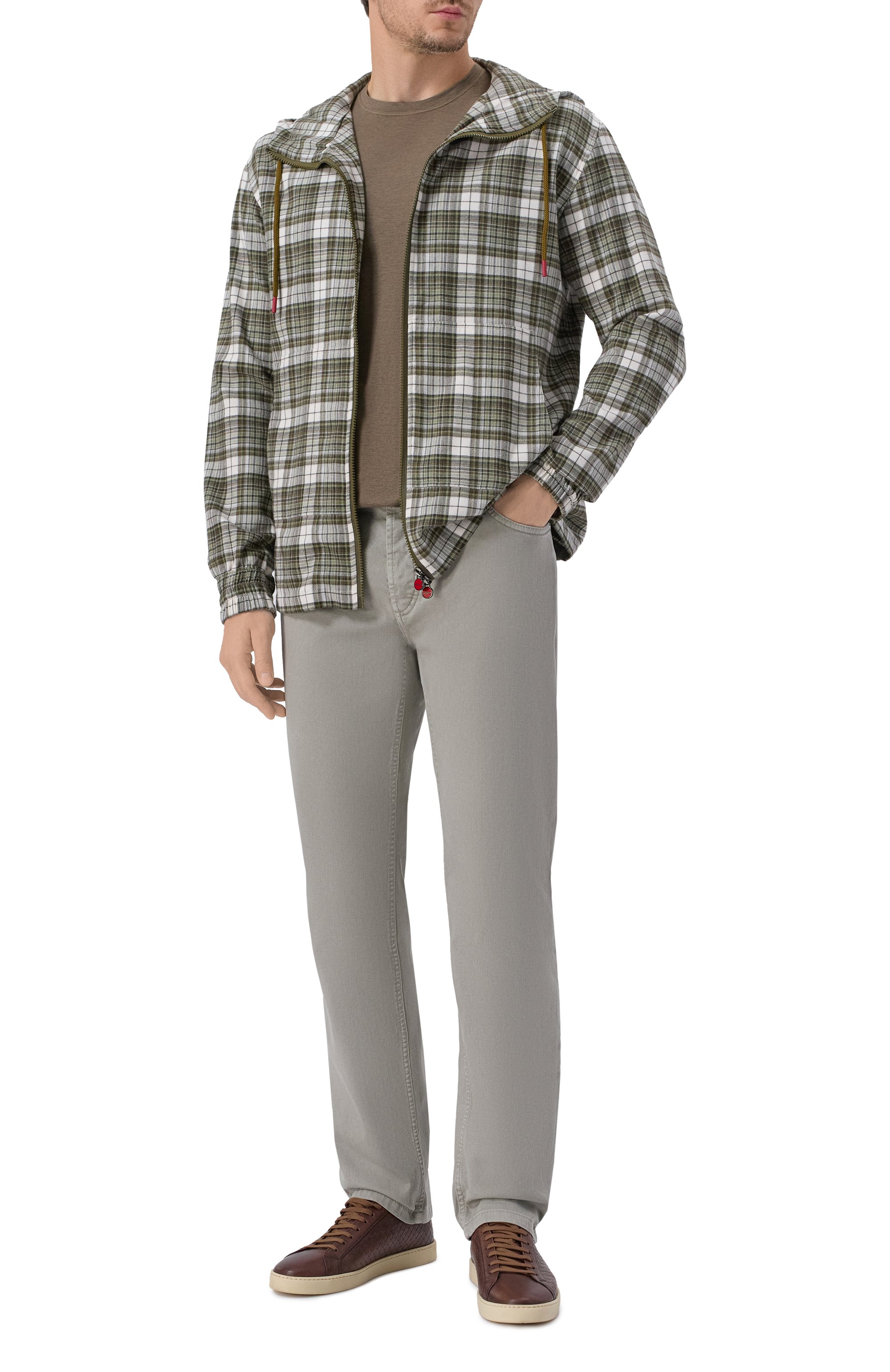 Хлопковая куртка-рубашка KITON, арт. UMC010H0907202, фото 2