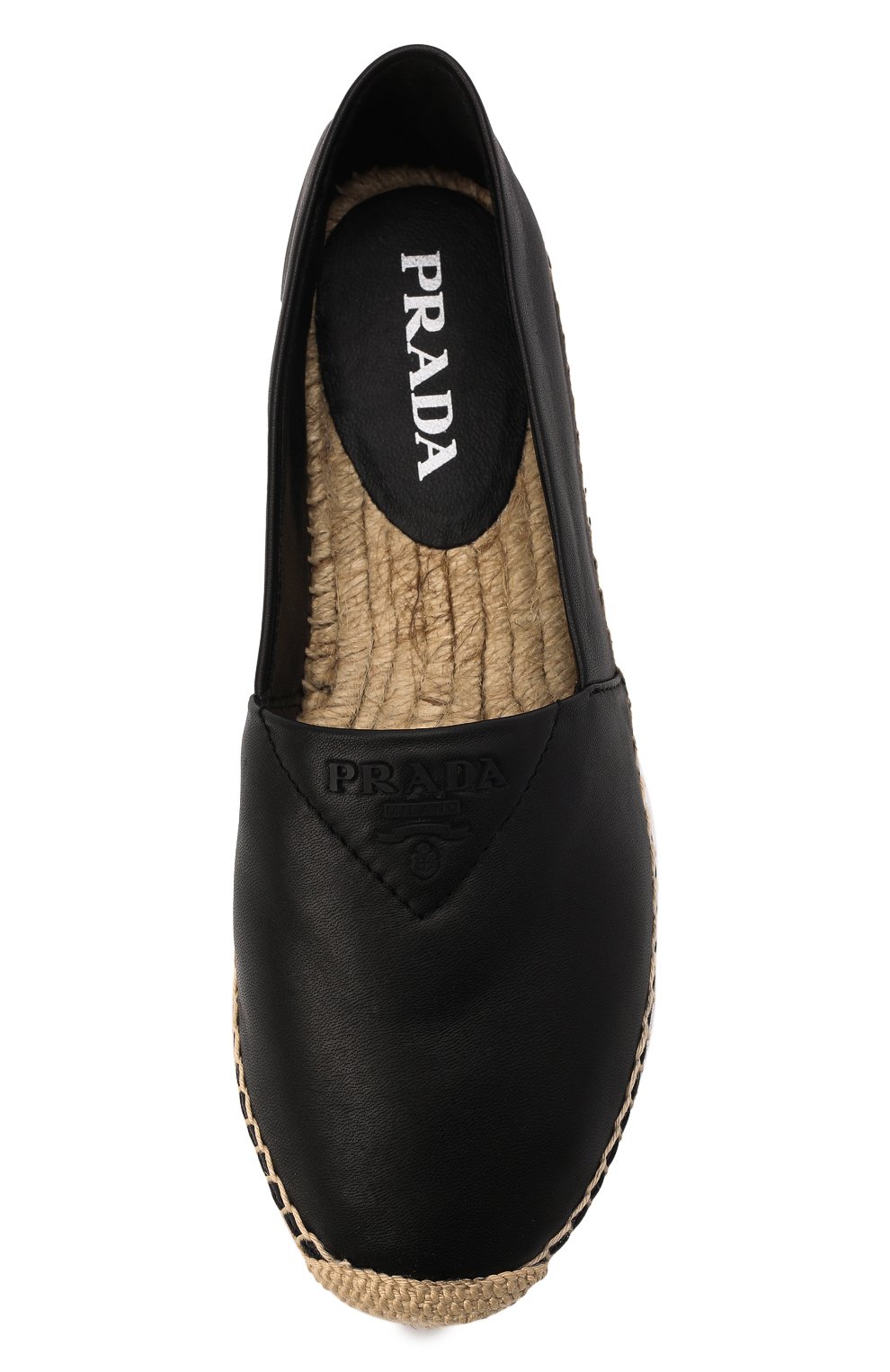 Кожаные эспадрильи PRADA, арт. 1S871M-79N-F0002-020, фото 6