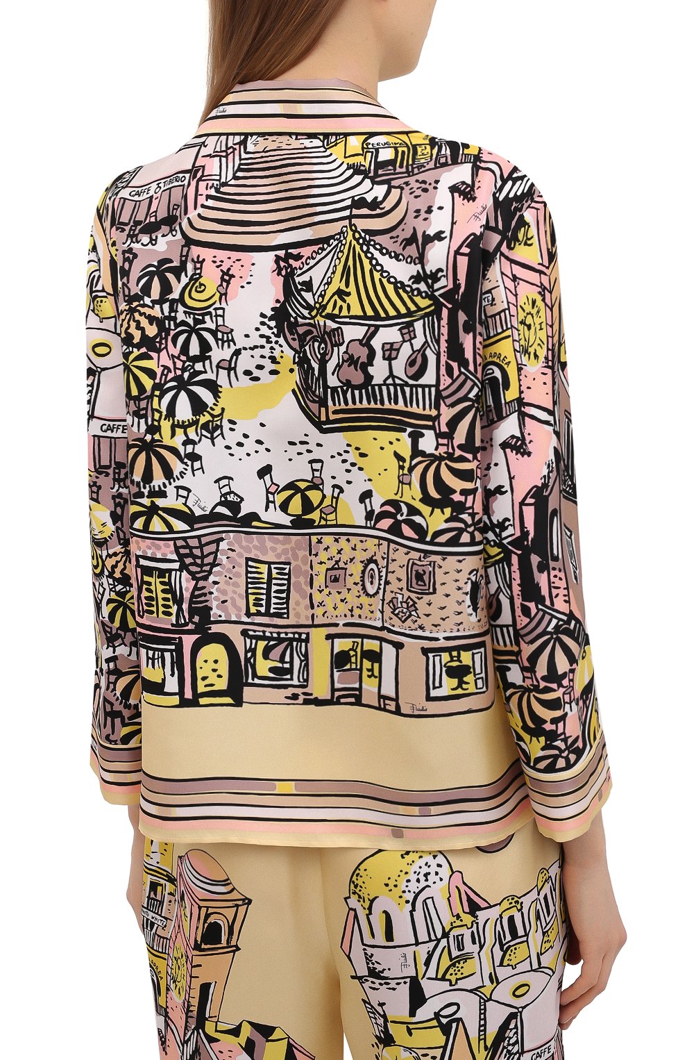 Шелковая рубашка EMILIO PUCCI, арт. 1HRJ50/1H721, фото 4
