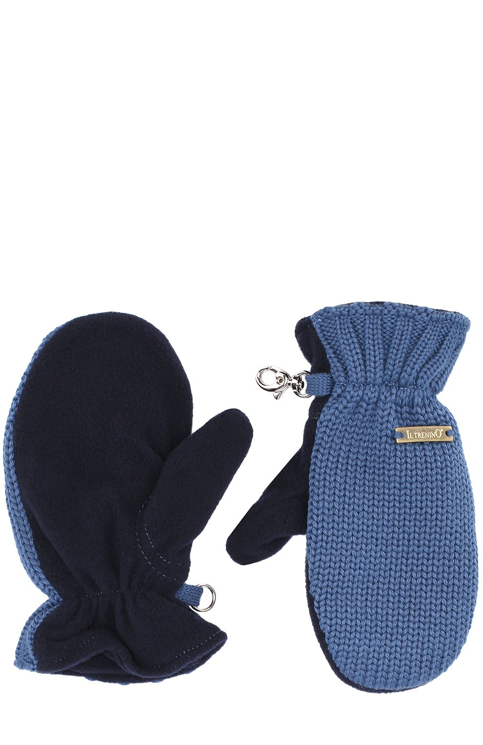 Вязаные варежки с карабином IL TRENINO, арт. 17 9664/E0, фото 2