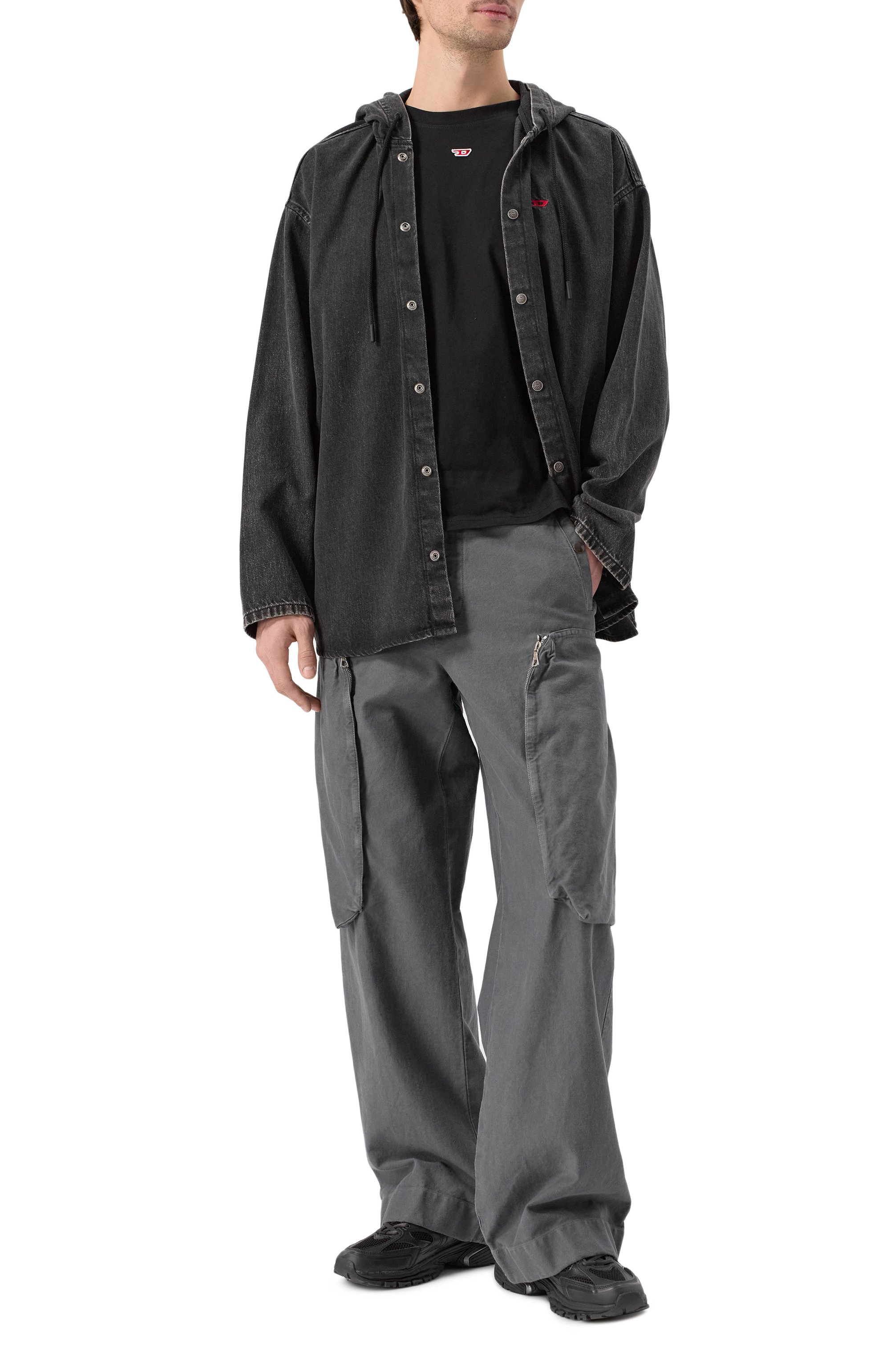 Хлопковая футболка DIESEL, арт. A14929/0GRAI, фото 2