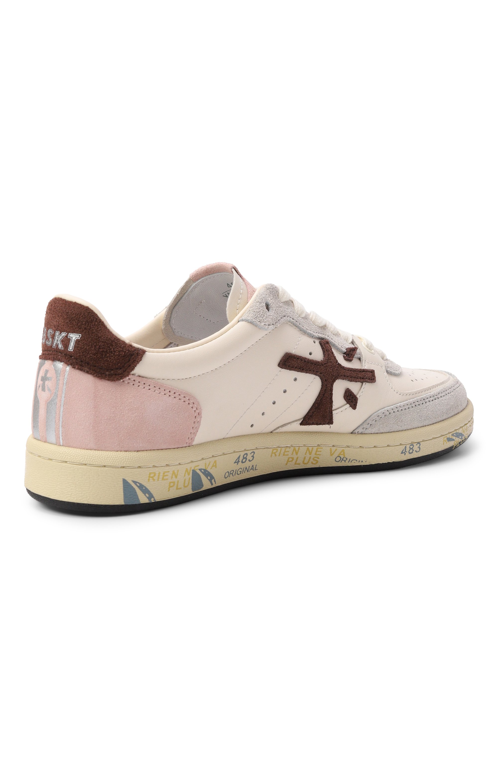 Кожаные кеды bskt clay PREMIATA, арт. BSKTCLAD/VAR 8284, фото 5