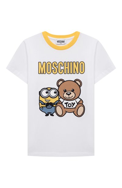 Хлопковая футболка MOSCHINO, арт. HWM03F/LBA00/4A-8A, фото 1