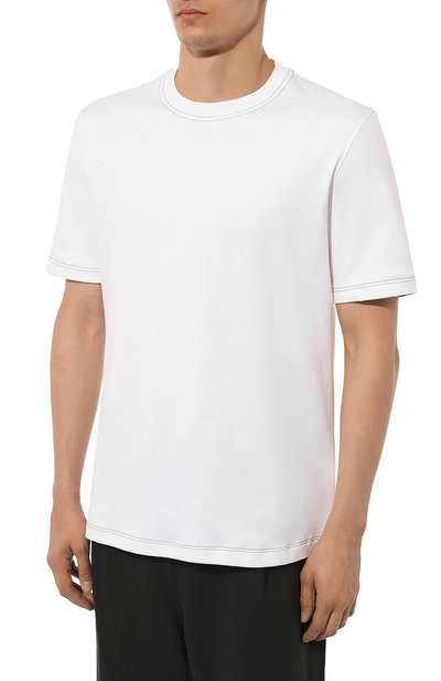 Хлопковая футболка BRUNELLO CUCINELLI, арт. ML8241336P, фото 3