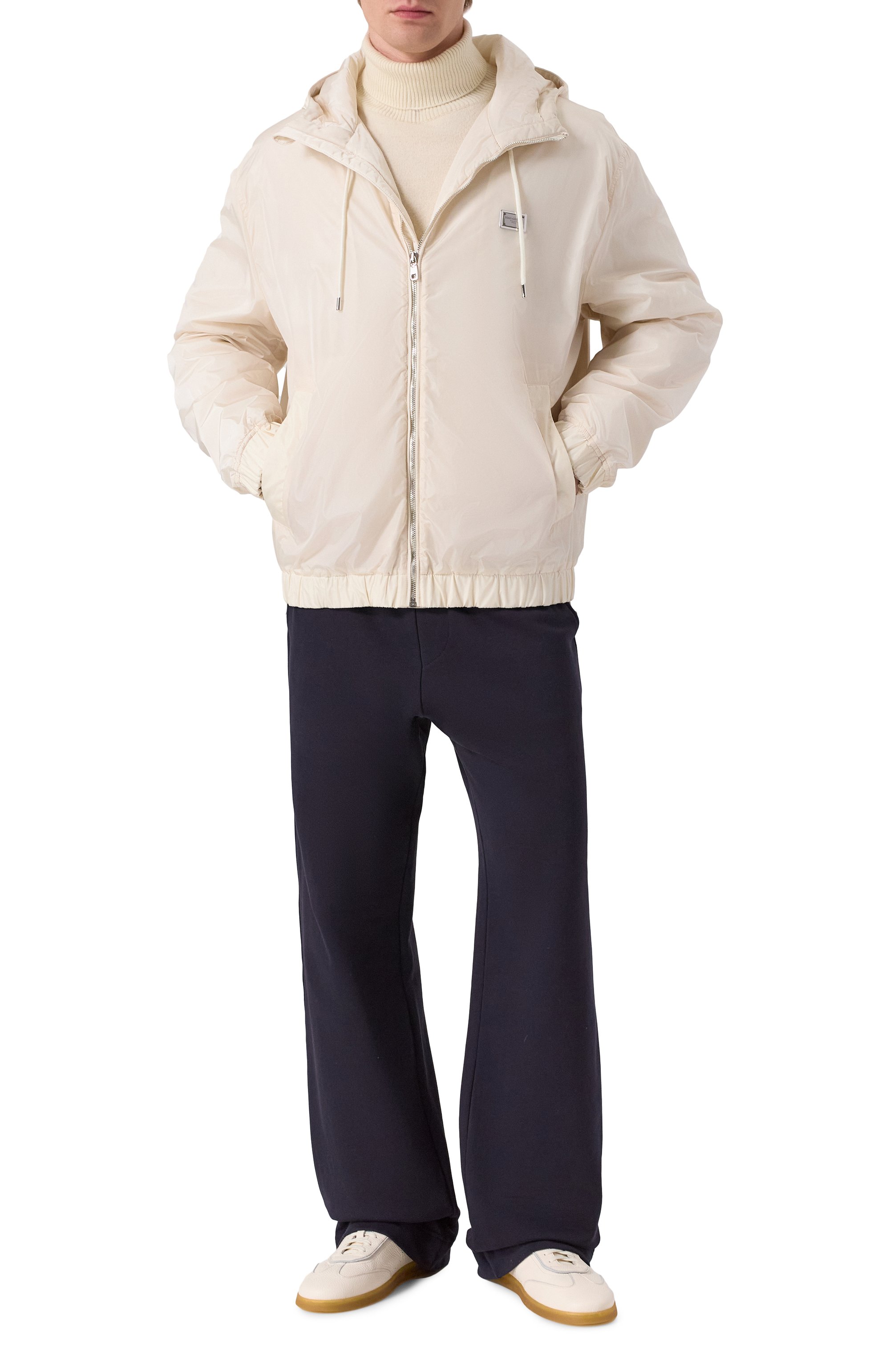 Бомбер DOLCE & GABBANA бежевого цвета по цене 222000 руб., арт. G9BGST/FUS22, фото 2 Бомбер DOLCE & GABBANA, арт. G9BGST/FUS22, фото 2