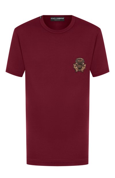 Мужская хлопковая футболка DOLCE & GABBANA, арт. G8PV1Z/G7PJ5