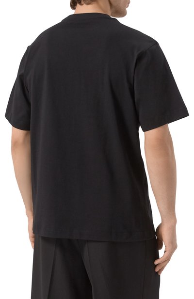 Хлопковая футболка BURBERRY, арт. 8108167, фото 4