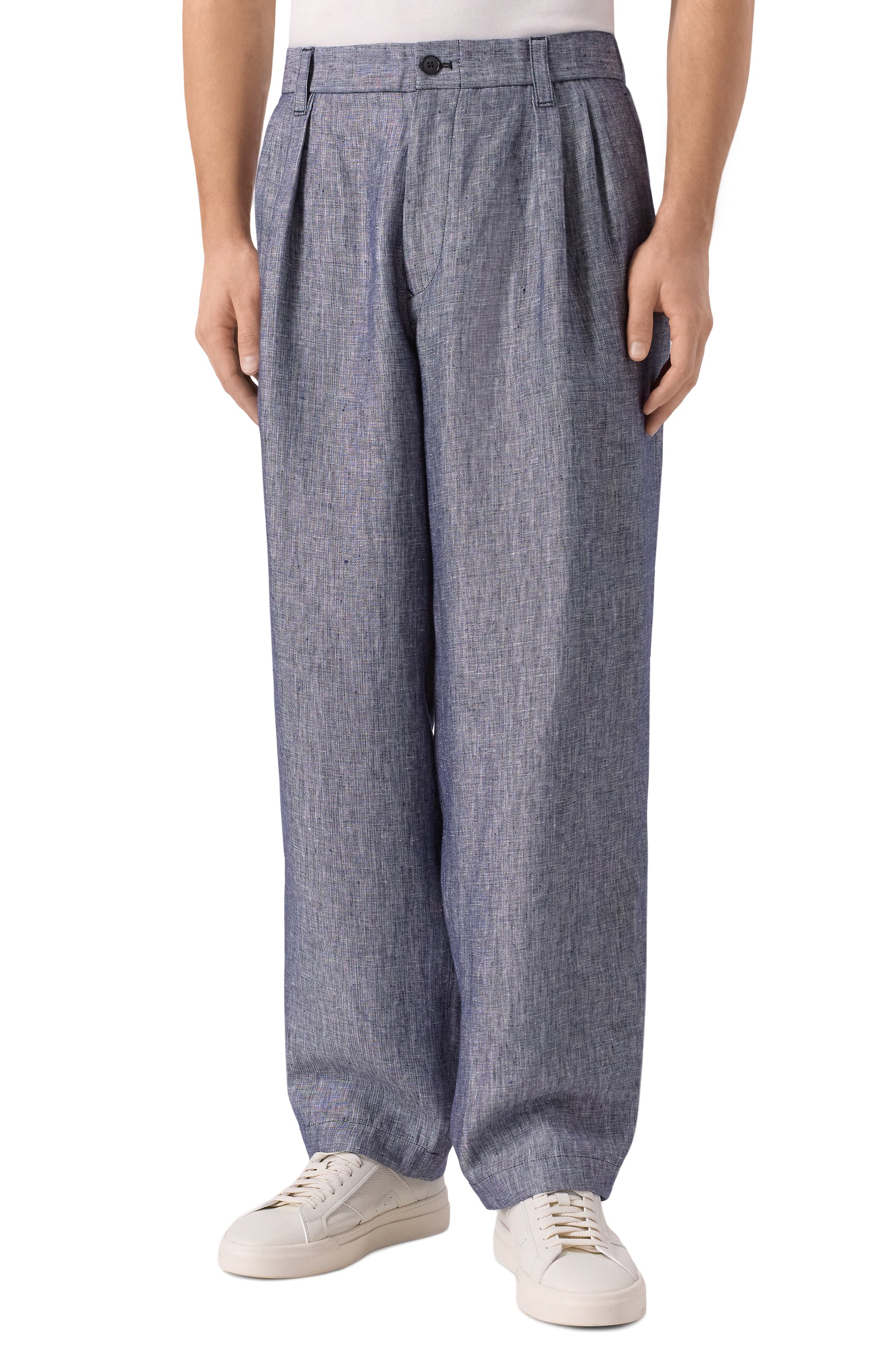 Льняные брюки GIORGIO ARMANI, арт. GM003358/TE20689, фото 3