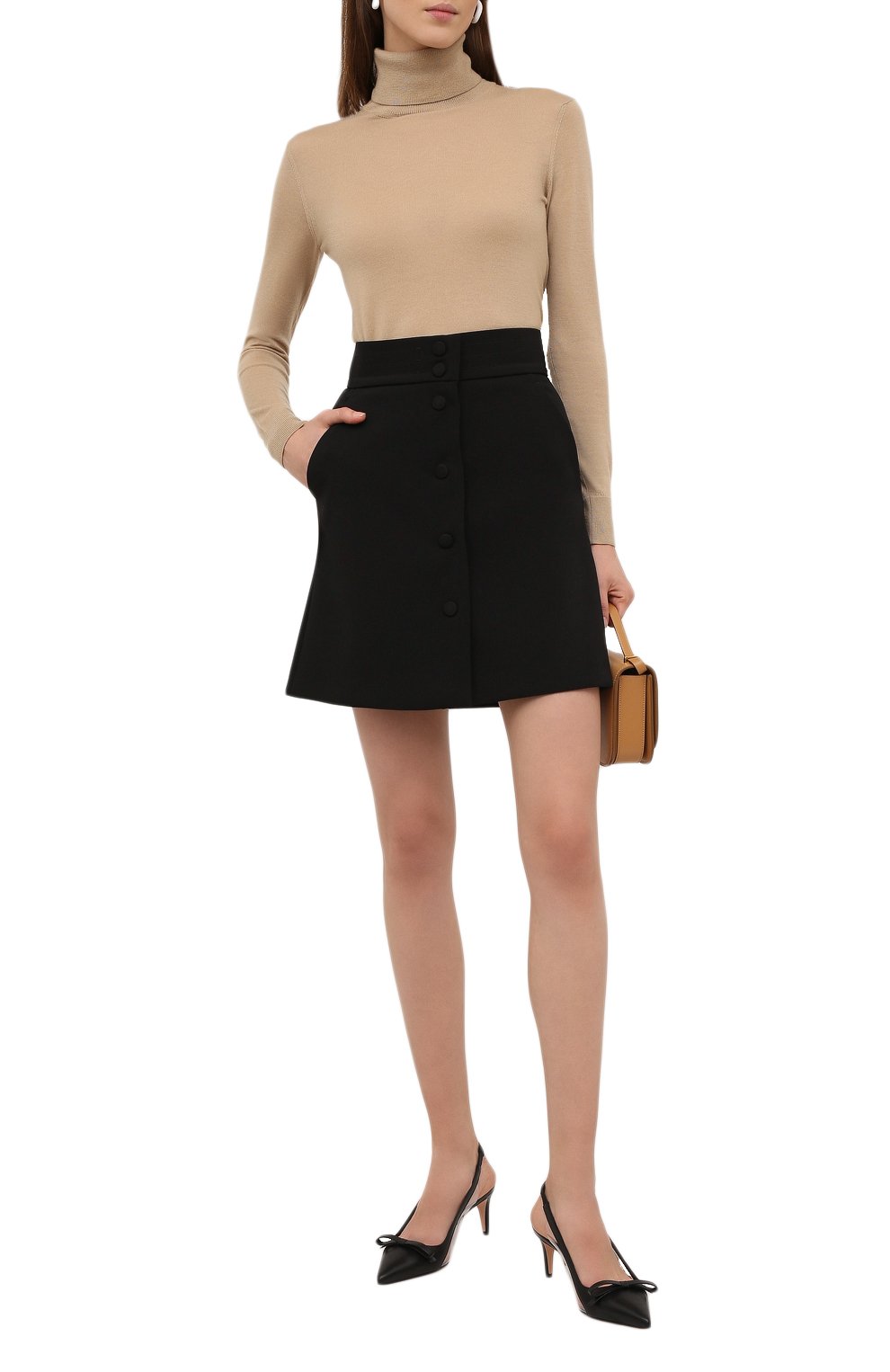 Юбка REDVALENTINO черного цвета по цене 36850 руб., арт. XR3RAI55/5LB, фото 2 Юбка REDVALENTINO, арт. XR3RAI55/5LB, фото 2