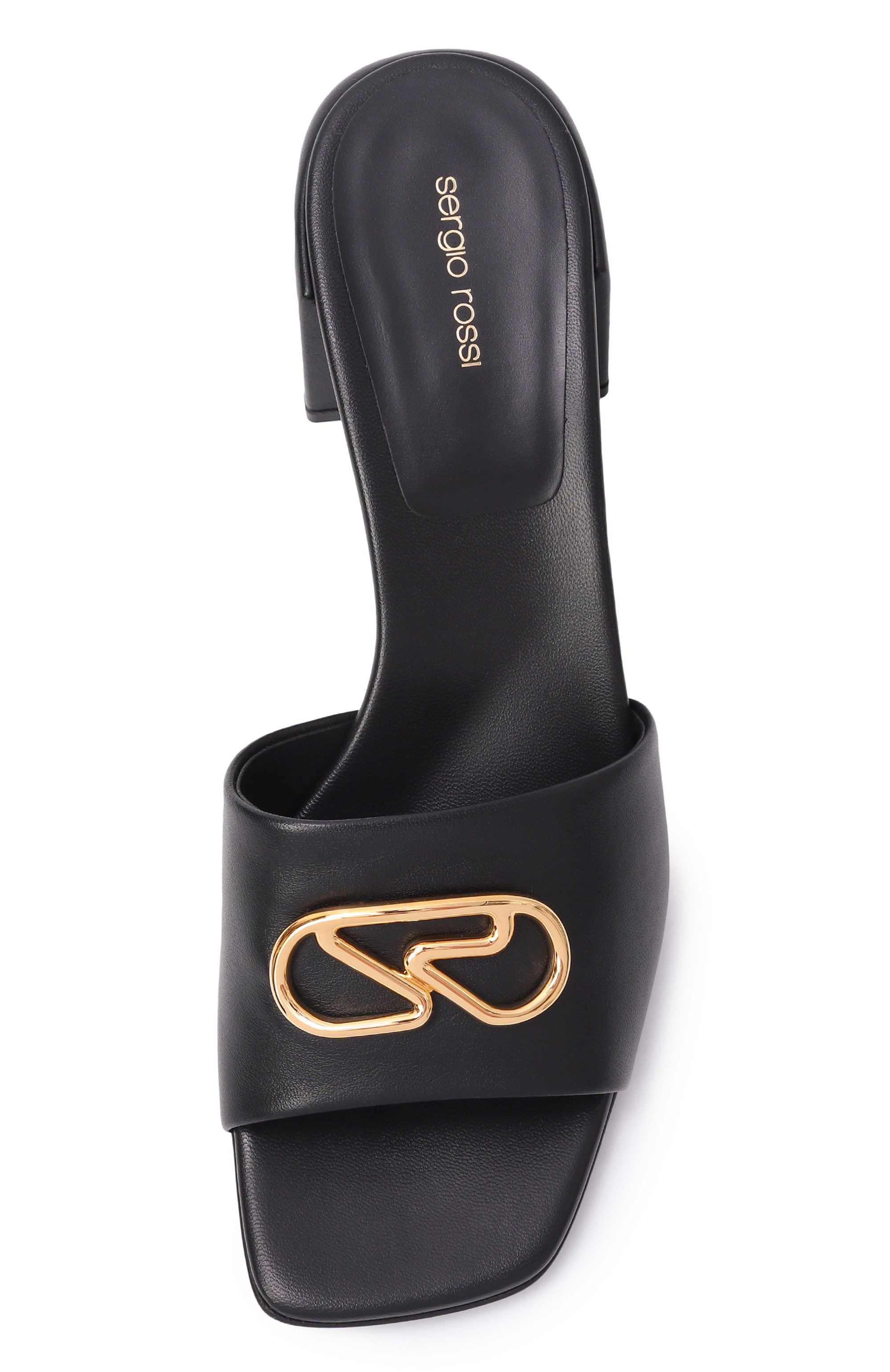 Кожаные мюли surge 55  SERGIO ROSSI, арт. B11370/MMVN13, фото 6