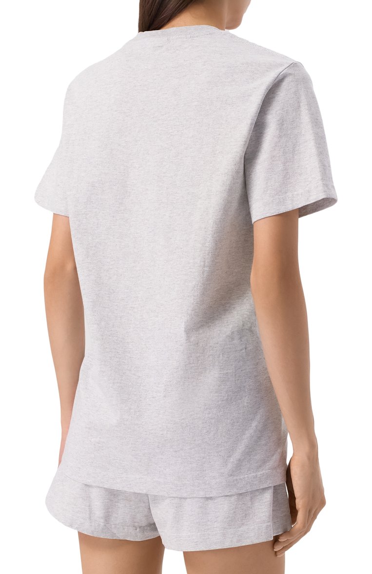 Хлопковая футболка SPORTY AND RICH, арт. T0043606218GY03, фото 1
