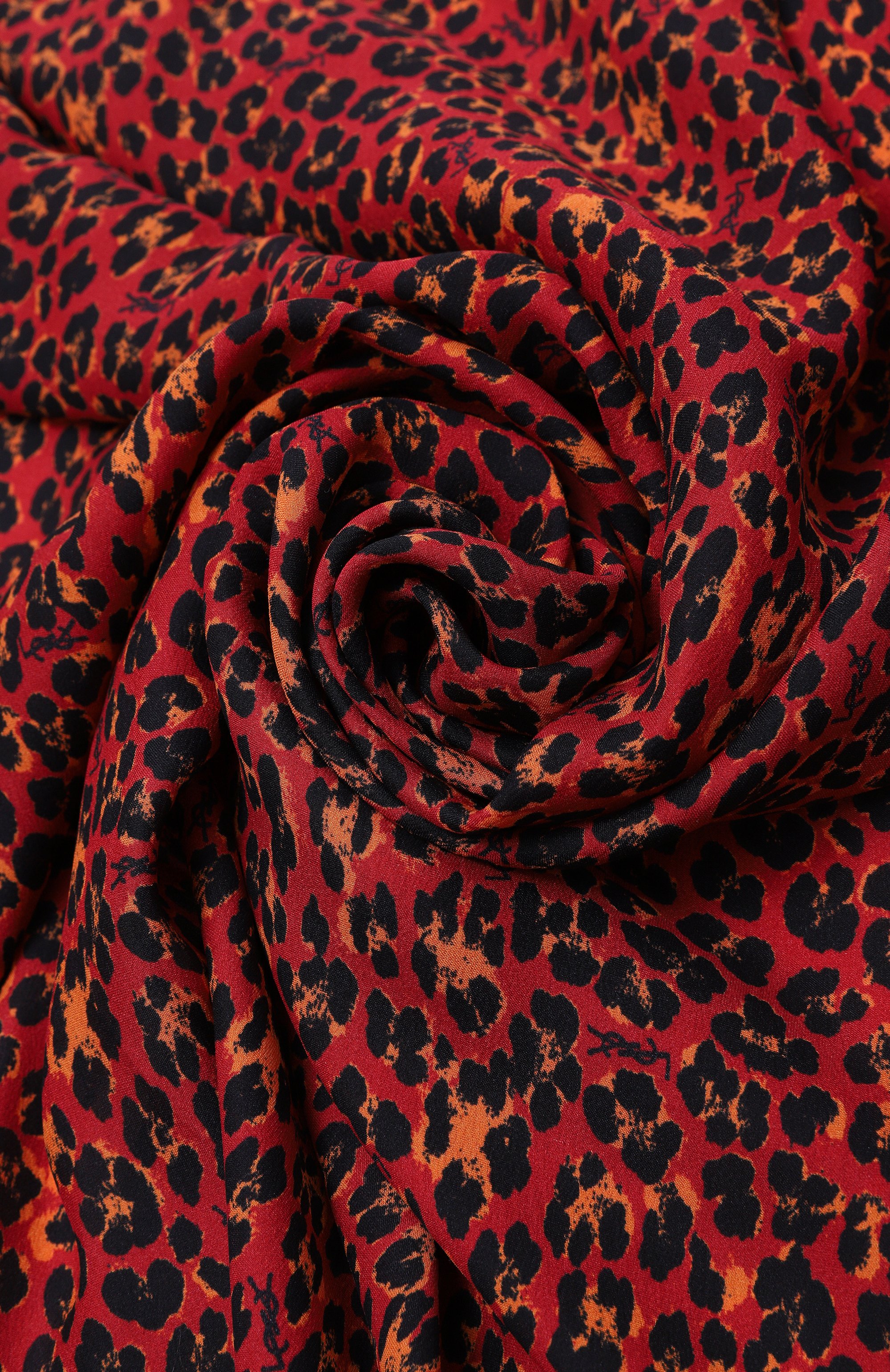 Шелковая шаль SAINT LAURENT, арт. 863622/3Y039, фото 3