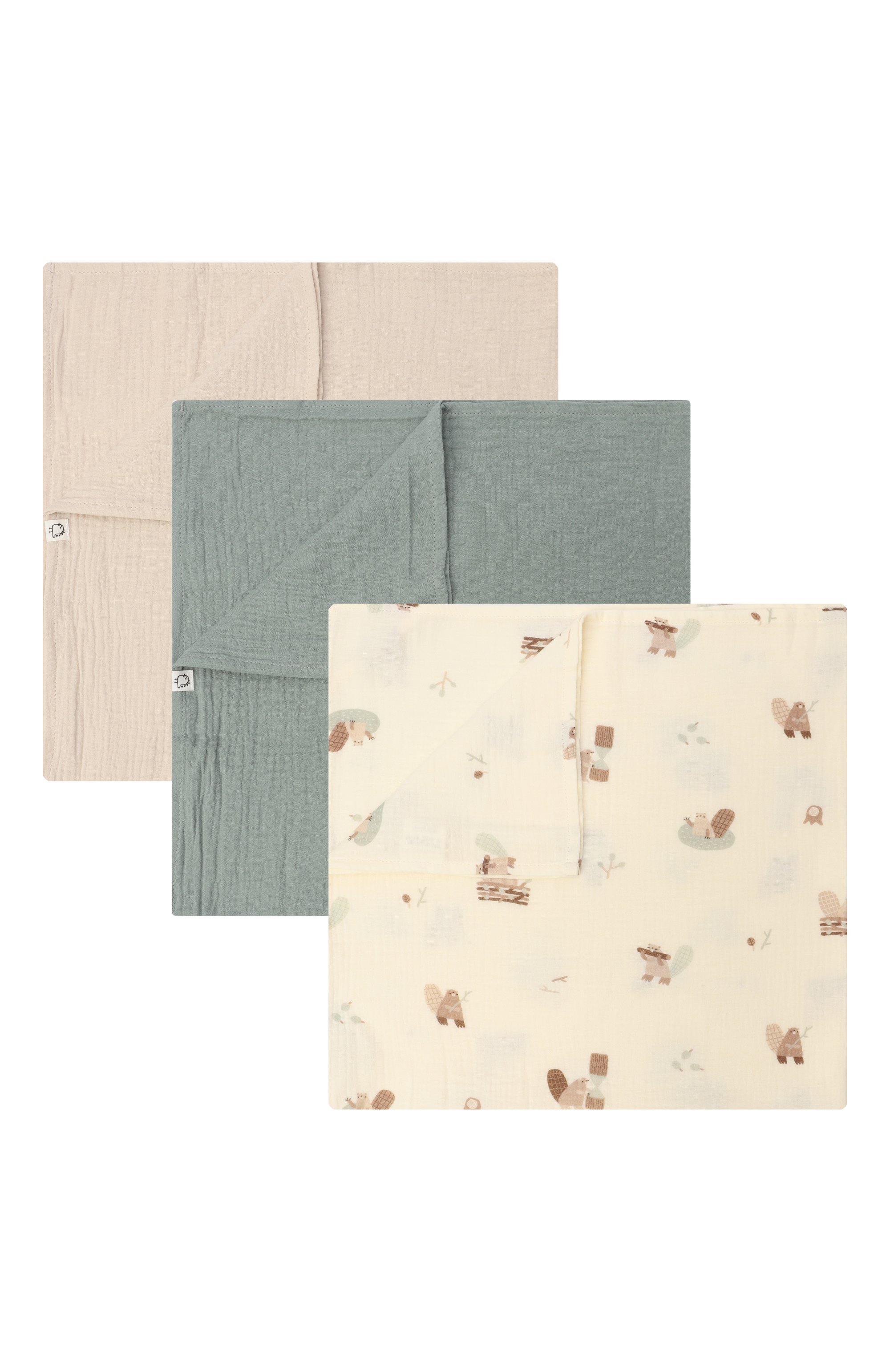 Комплект из трех пеленок BUBA KIDS, арт. BKMUSSW42, фото 1