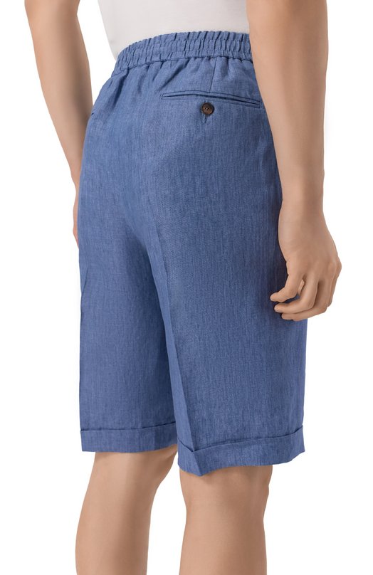 Льняные шорты Gran Sasso 76112/57817 Синий  76112/57817 Фото 4