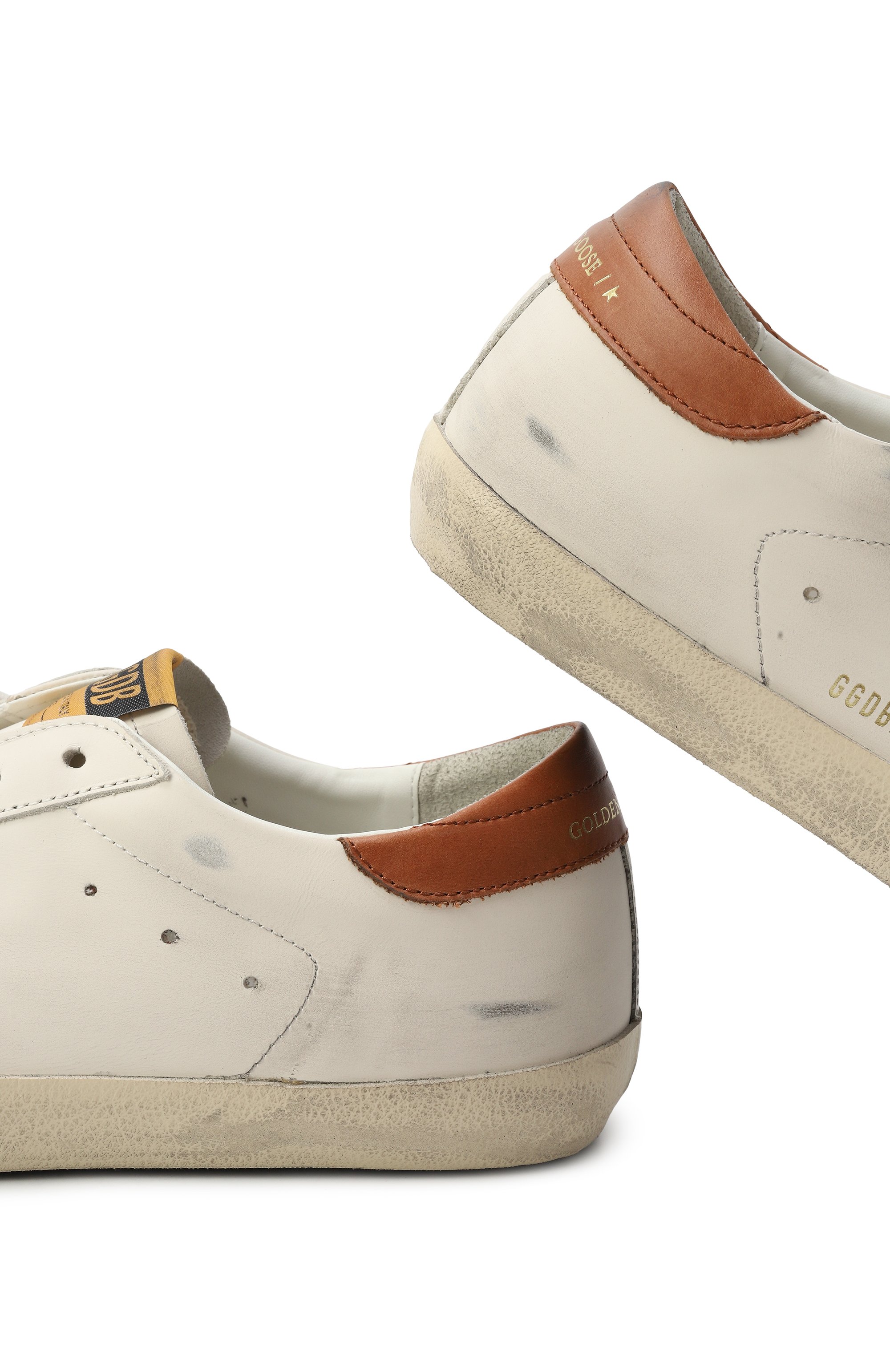 Кожаные кеды super star GOLDEN GOOSE DELUXE BRAND, арт. GMF00101.F007508, фото 7