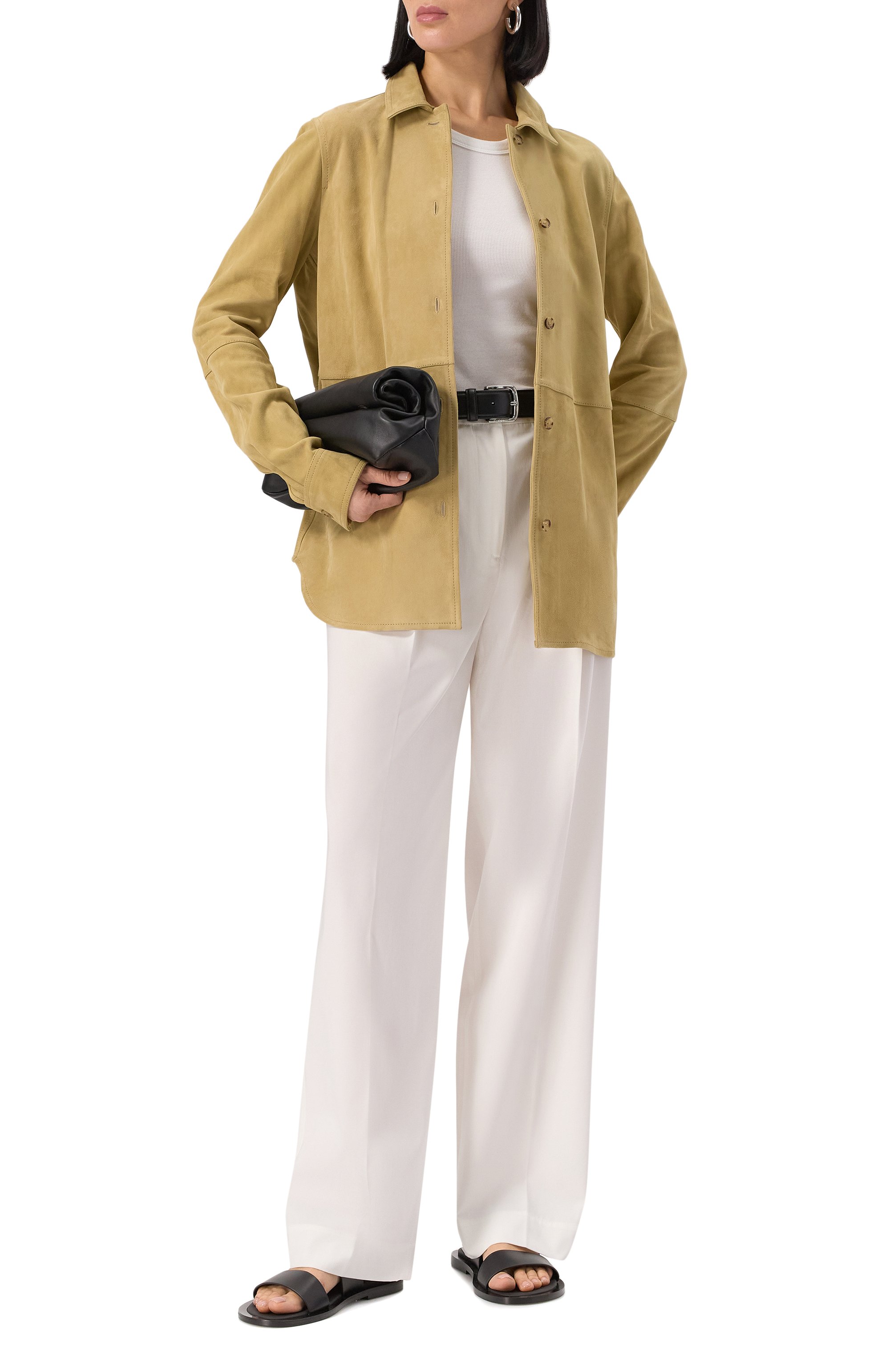 Замшевая куртка-рубашка TOTEME, арт. 242-WRT1768-LE0005, фото 2