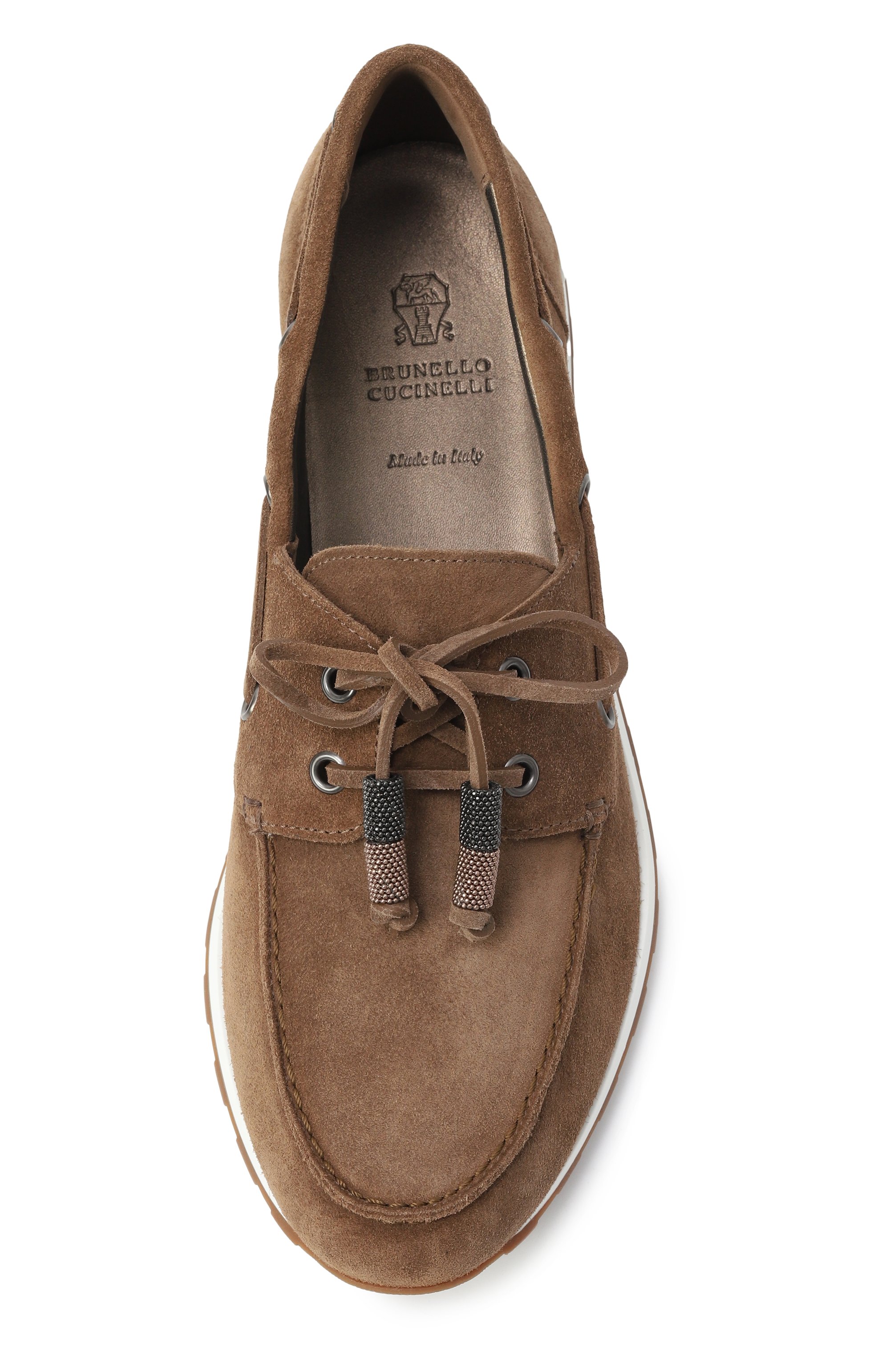 Замшевые топсайдеры BRUNELLO CUCINELLI, арт. MZSFG2903, фото 6