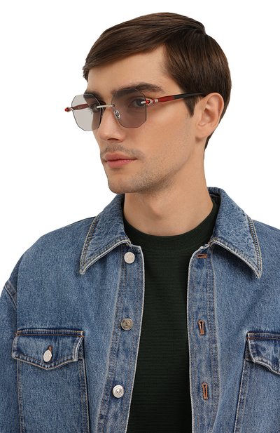 Солнцезащитные очки KUB0RAUM, арт. P57 SI RD GREY1, фото 3