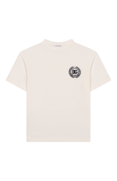 Хлопковая футболка DOLCE & GABBANA, арт. L4JTHV/G7PGK/8-12+