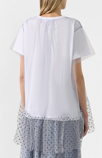 Хлопковая футболка REDVALENTINO, арт. TR3MG05N/4YB, фото 4