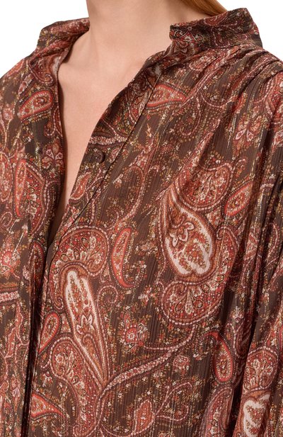 Рубашка из вискозы и шелка THE ANDAMANE, арт. TM190956B/TNV143, фото 5